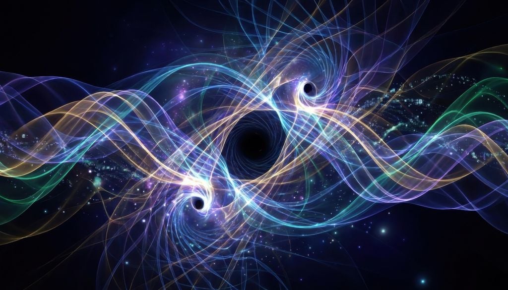Nella fisica classica, due masse non potrebbero mai "intrecciarsi" (entanglement) solo grazie alla gravità, proprio perché una curva spazio-temporale non può trasportare informazione quantistica. Se invece la gravità avesse una natura quantistica, dovrebbe comportarsi come un "ponte" invisibile, un vero e proprio messaggero capace di creare tra le due masse quello che i fisici chiamano entanglement, una sorta di collegamento invisibile e istantaneo.