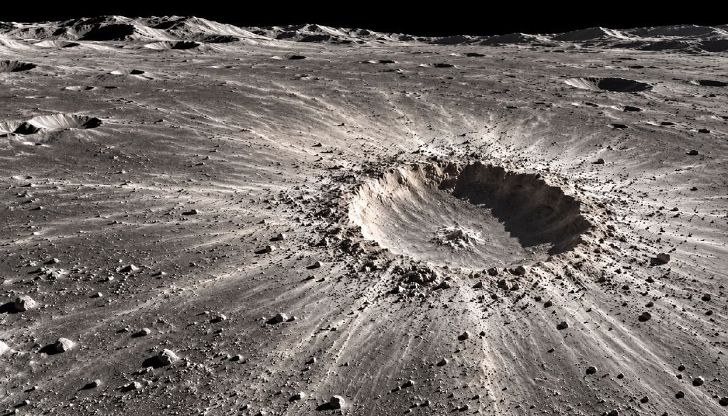 Cratere McGetchin Ricostruzione della superficie lunare dopo la collisione: il materiale espulso e il rimescolamento del regolite possono modificare il terreno per chilometri oltre il bordo della cavità.