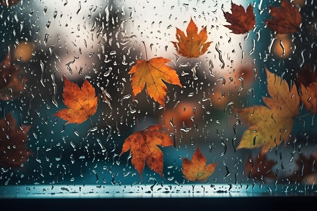 rainy fall weather