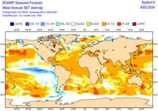 La Organización Meteorologica Mundial pronostica que El Niño dará paso a La Niña a finales de este año de 2024