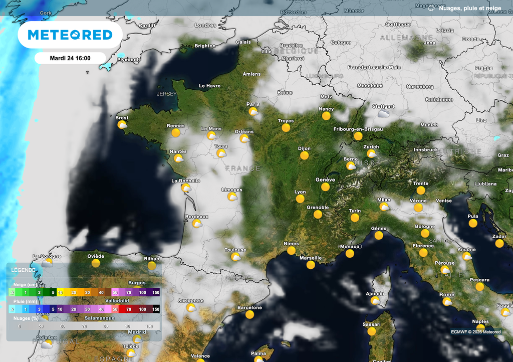 Du soleil encore plus présent en début de semaine prochaine.