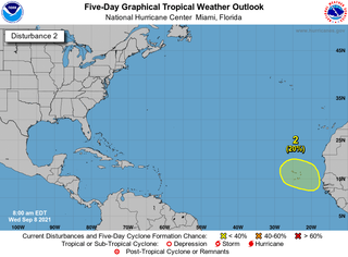 Onda africana tropical del este, ciclón tropical y Canarias