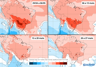 Onda de calor assola o Brasil em pleno outono. Veja até quando vão persistir as altas temperaturas fora de época!