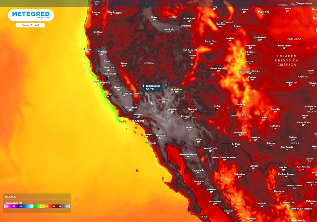 onda de calor nos EUA onda de calor nos EUA