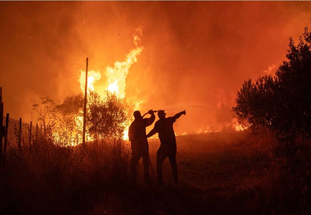 incêndios florestais na Grécia