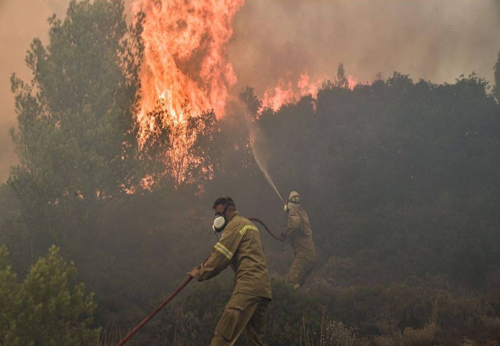incêndios florestais na Grécia