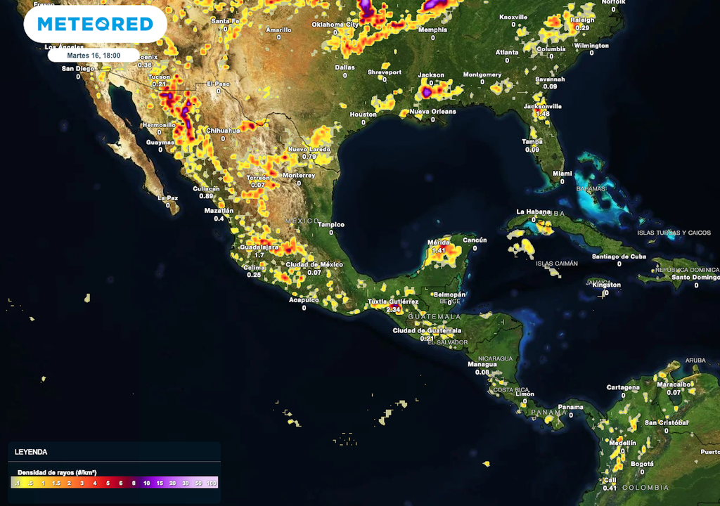 Pronóstico de Rayos
