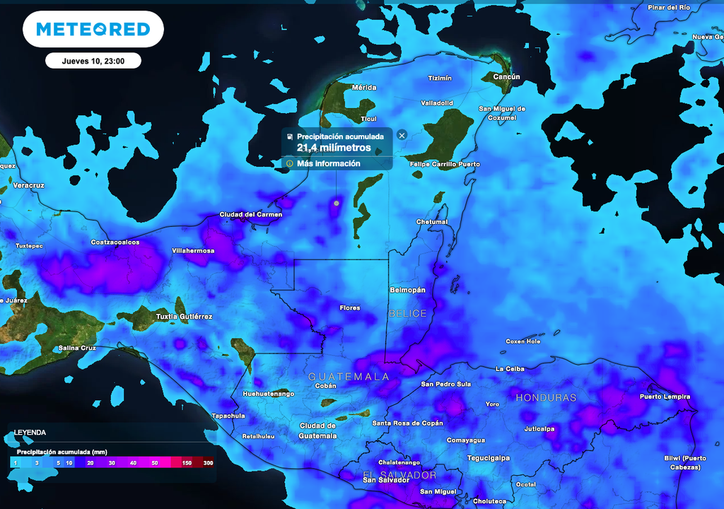 Lluvia acumulada Lluvia acumulada