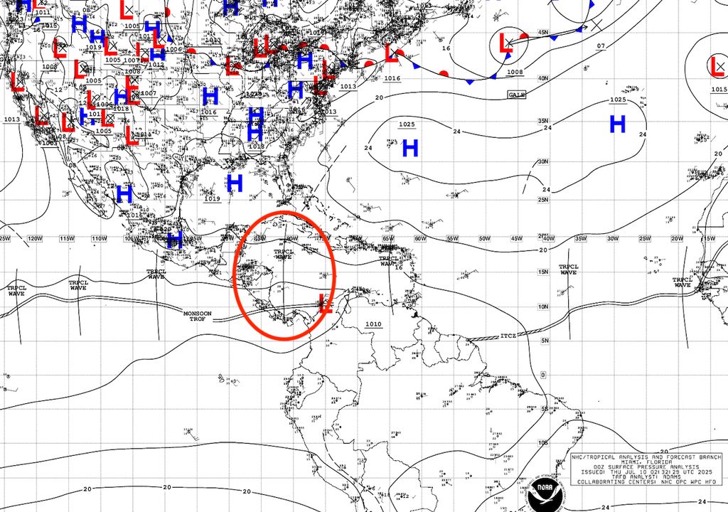Onda tropical 11 Onda tropical 11