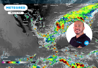 Se aproximan intensas tormentas y aguaceros, para este mi&eacute;rcoles en estos estados de M&eacute;xico