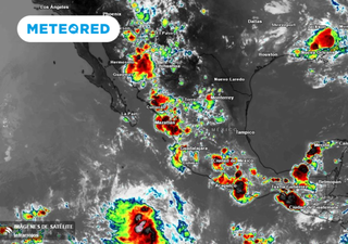Onda tropical avanza sobre México generando lluvias muy fuertes