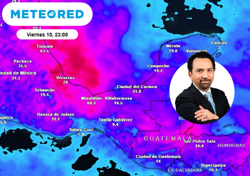 Onda tropical y vaguadas mantienen temporal lluvioso en el Sur de M&eacute;xico las pr&oacute;ximas 48 horas, atentos a inundaciones