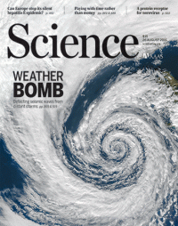 Ondas sísmicas y ciclogénesis explosiva
