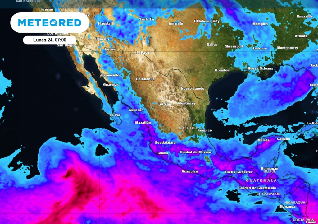 Rain Pronóstico de lluvias para este domingo en México.