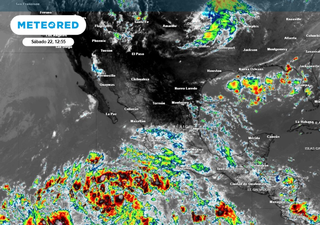 Tormentas Probabilidad de tormentas por ondas tropicales.