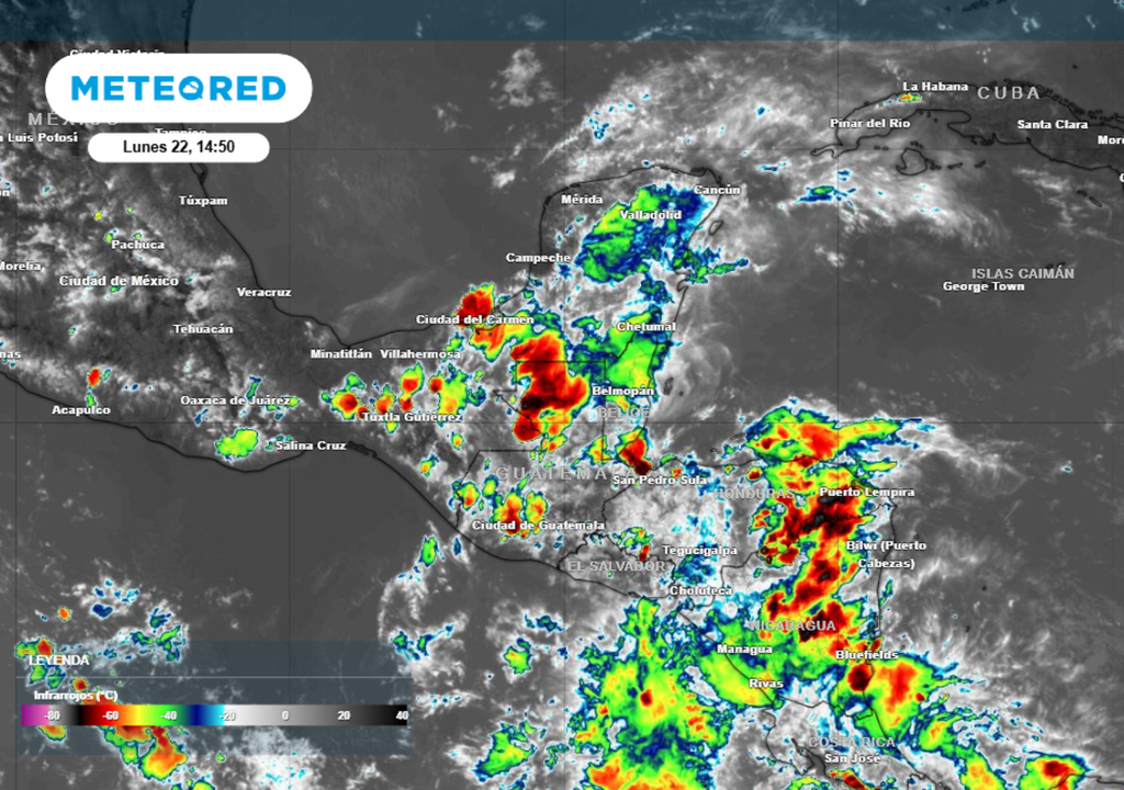 Tormentas Ondas tropicales estarán generando tormentas eléctricas en los próximos días sobre la zona peninsular.