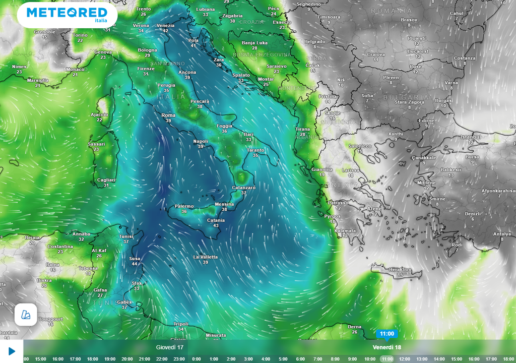 Modello acqua precipitabile