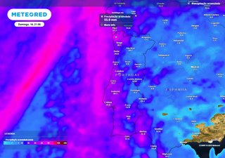 Onde é que vai chover em Portugal até domingo, 16 de fevereiro? Eis a previsão de precipitação, segundo Hélder Lopes