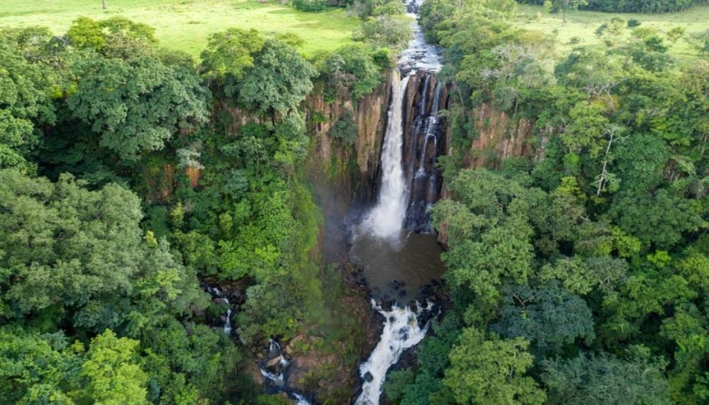 A Cachoeira Dois Saltos. Crédito: Pablo Regino.