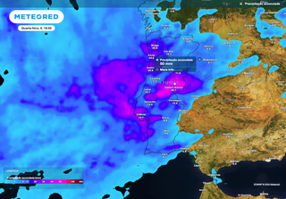 Onde choverá mais em Portugal nos próximos dias? Mapas de precipitação da Meteored revelam zonas com maiores acumulações