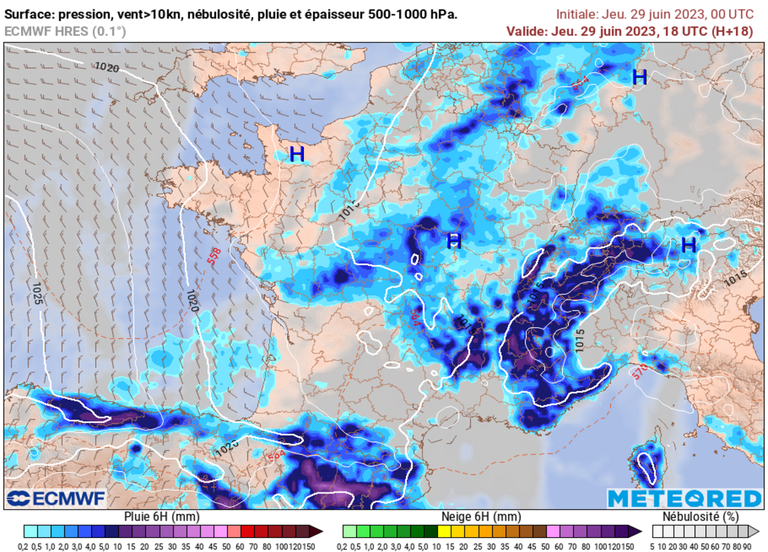 Météo: Pluies éparses et forte baisse des températures - RTCI