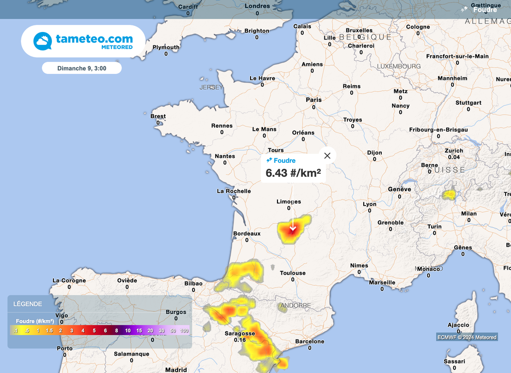 Localement, l'activité électrique pourra se montrer forte.