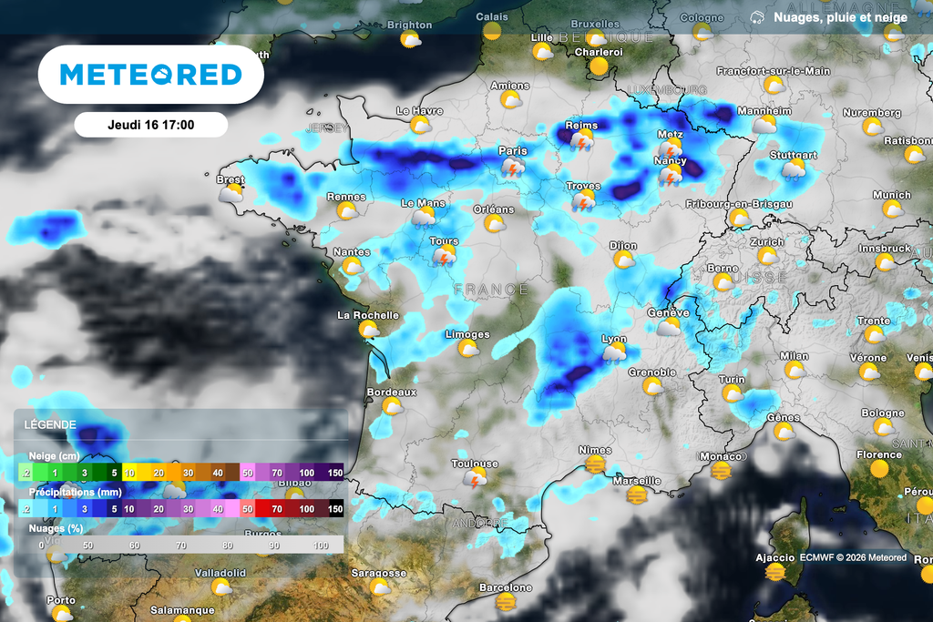 Situation météo à nouveau fortement orageuse demain en France. Situation météo à nouveau fortement orageuse demain en France.