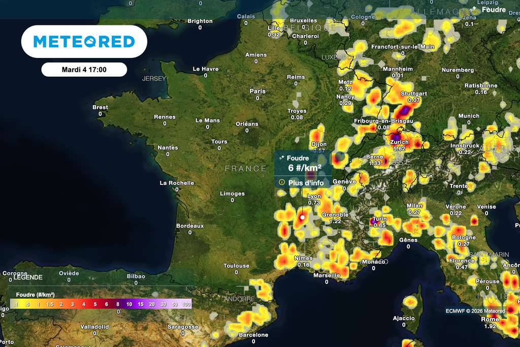 Orages parfois violents cet après-midi ! Orages parfois violents cet après-midi !