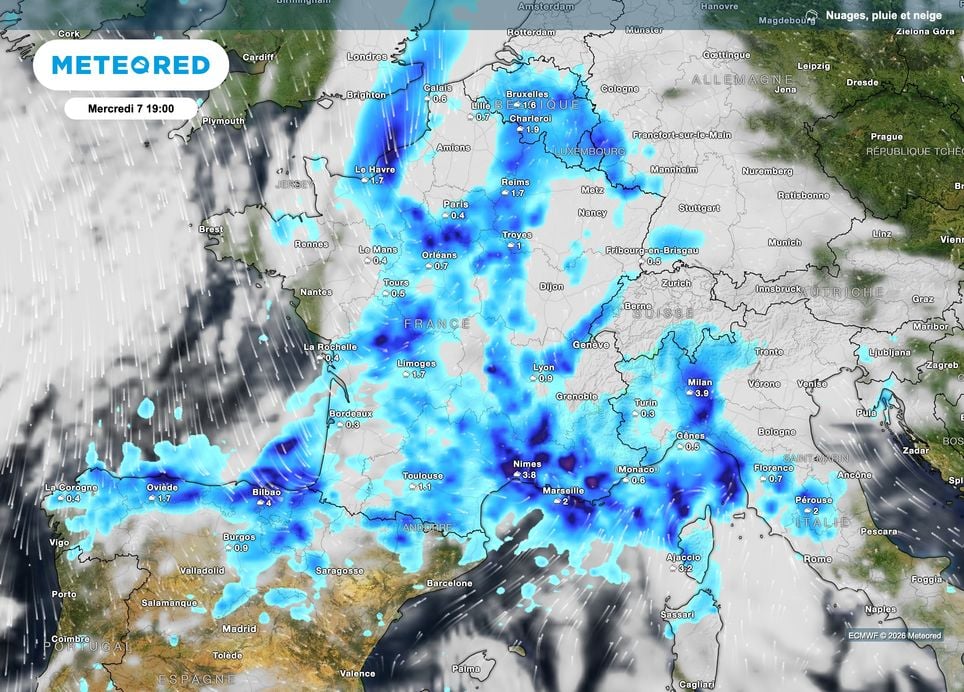 En cours de soirée, l'instabilité va gagner un peu plus les régions du nord et de l'est. En cours de soirée, l'instabilité va gagner un peu plus les régions du nord et de l'est.