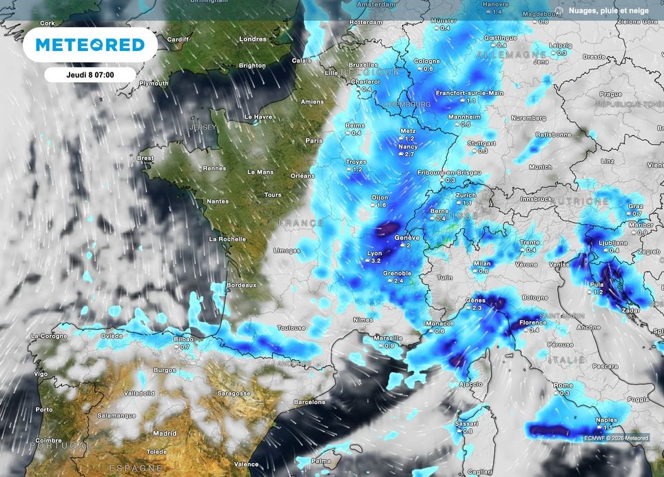 L'humidité sera bien installée dans l'est demain matin. L'humidité sera bien installée dans l'est demain matin.