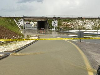 Orages : un mort et de gros dégâts dus à la grêle et aux inondations