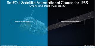 Orbita y disponibilidad de datos de los satélites SatFC-J