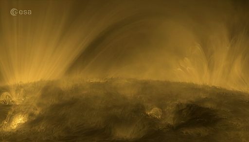 Solar Orbiter graba un v&iacute;deo alucinante del Sol con estructuras muy finas y detalladas que alcanzan 1.000.000 &ordm;C