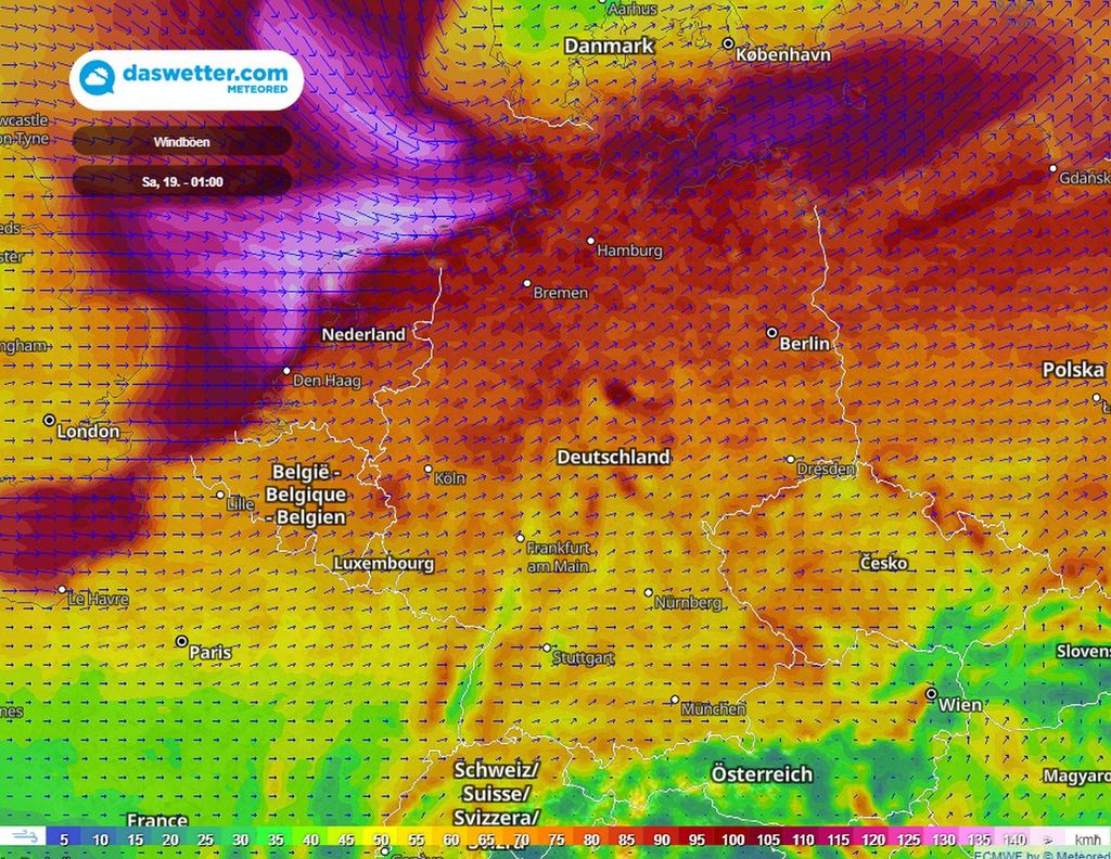 Orkan Zeynep Orkanböen