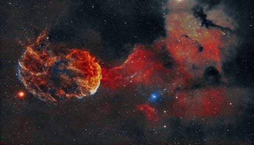 Os astr&oacute;nomos descobrem o primeiro par de estrelas que sobreviveu &agrave; explos&atilde;o de uma supernova dupla