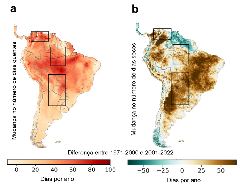 Extremos na América do Sul