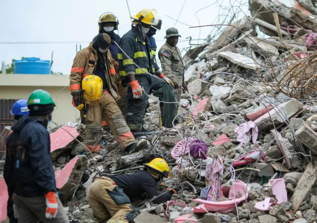 Pelo menos 2.248 pessoas foram vitimadas durante o terremoto de 2021 no Haiti. Créditos: REUTERS/Ricardo Arduengo.