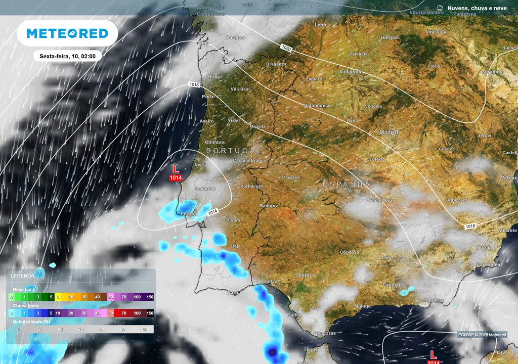 Na sexta-feira é esperado um episódio mais evidente de chuva de lama, devido às elevadas concentrações de poeira e à chuva prevista entre o início da madrugada e a manhã desse mesmo dia.
