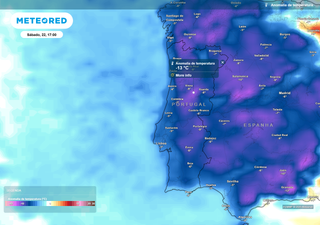 Os próximos dias em Portugal continental contarão com acentuada anomalia térmica nestas regiões