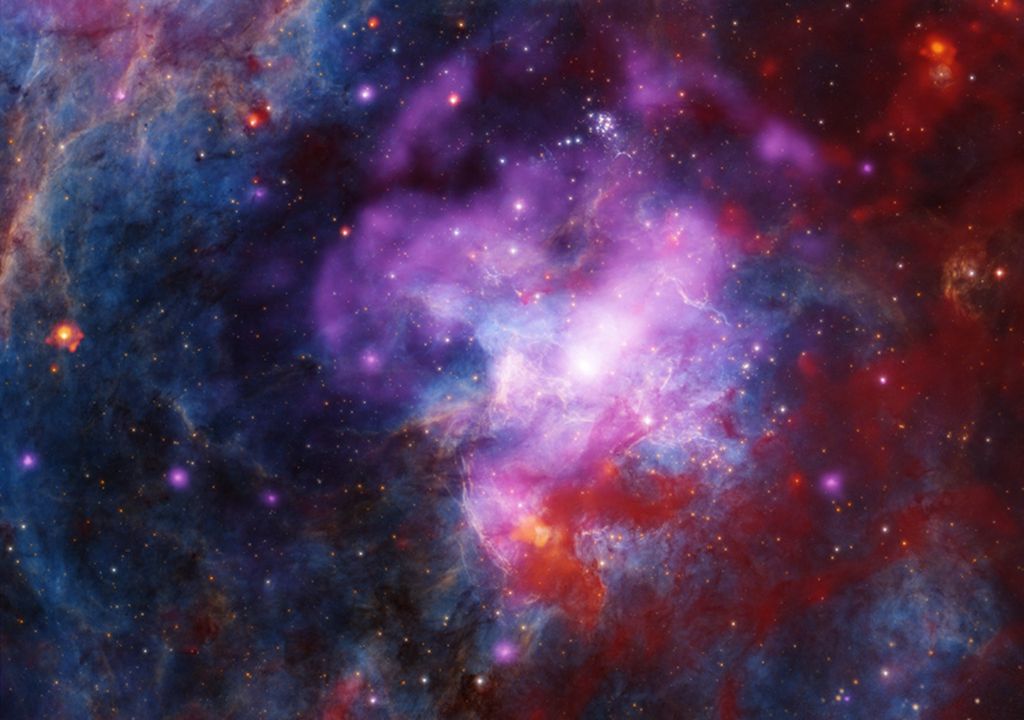 imagen de la explosión de supernovas