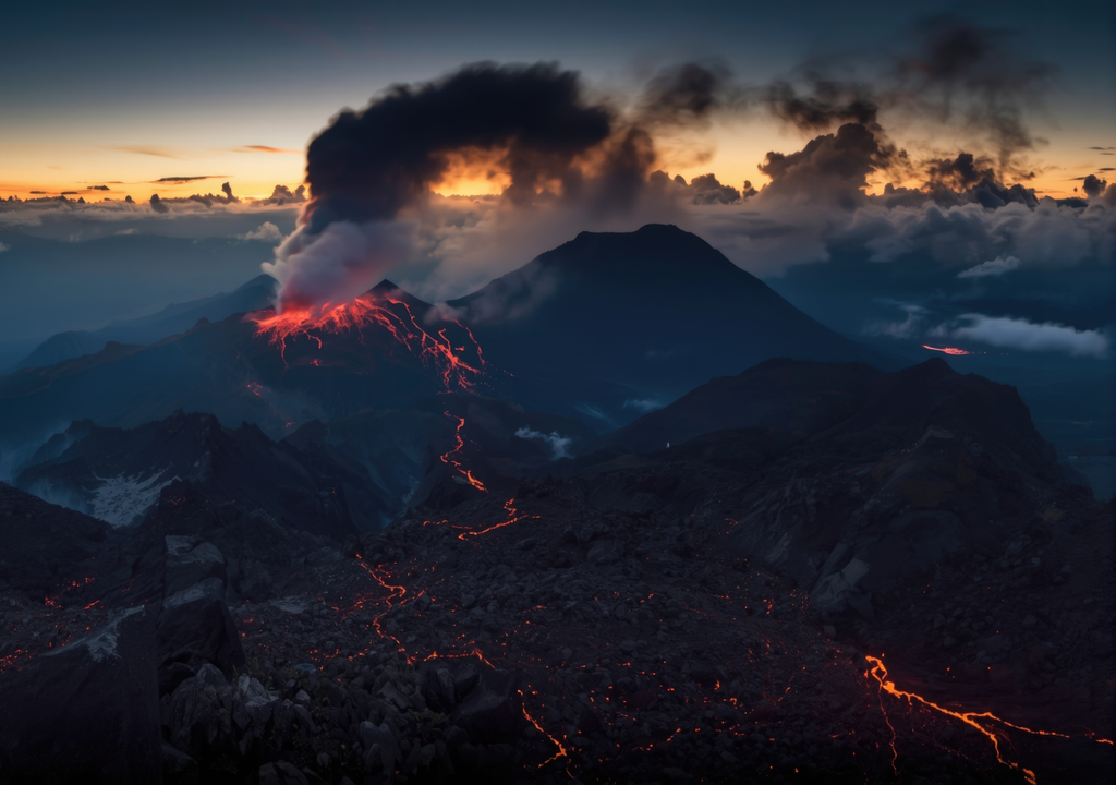 O Nyiragongo abriga um lago de lava quase permanente na sua cratera. É um verdadeiro "caldeirão de fogo" borbulhante que fascina cientistas e fotógrafos.