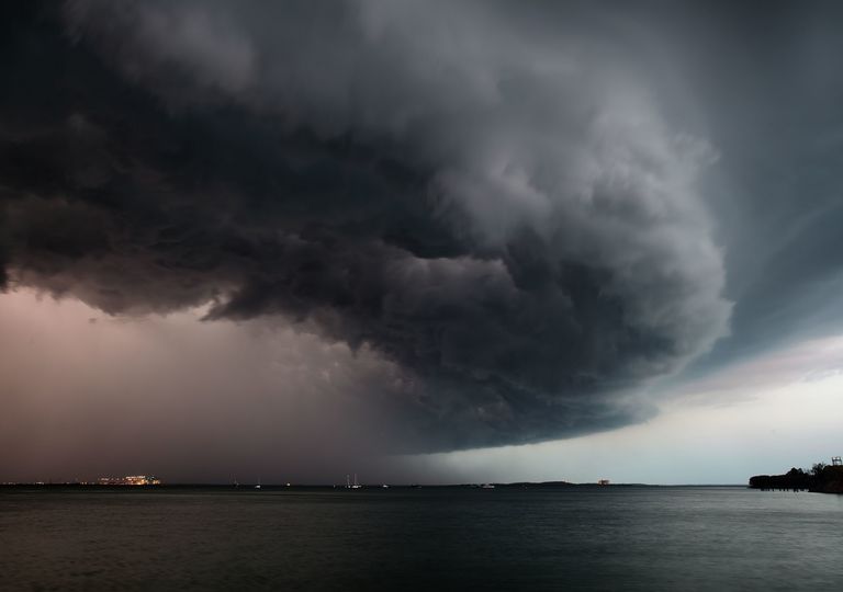 Nube de tempestad en el mar Nube de tempestad en el mar