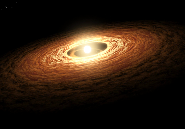 An exceptional protoplanetary disk observed in terms of number and abundance of carbon compounds