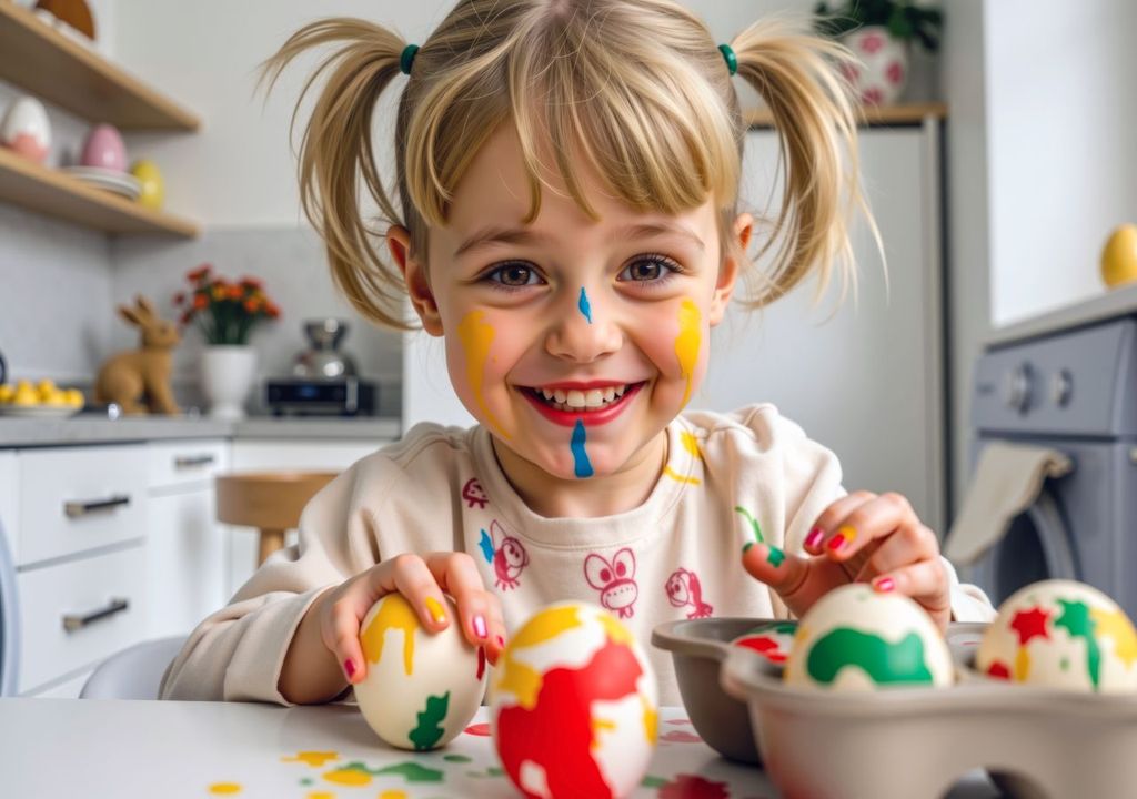 eier, färben, ostern eier, färben, ostern