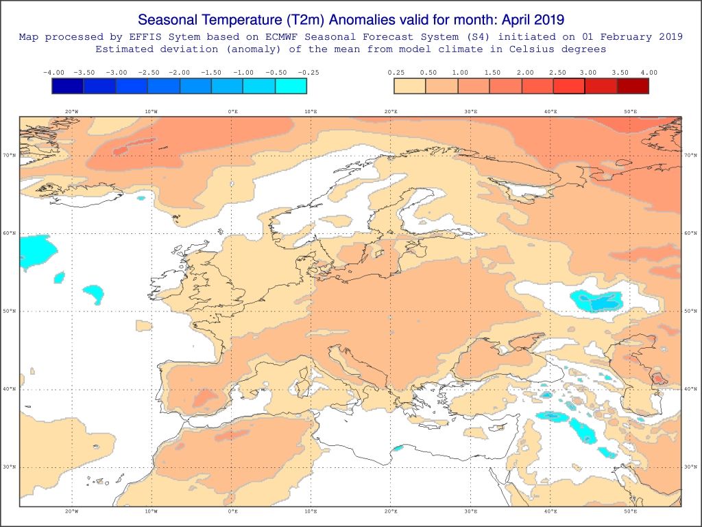 April wärmer als normal
