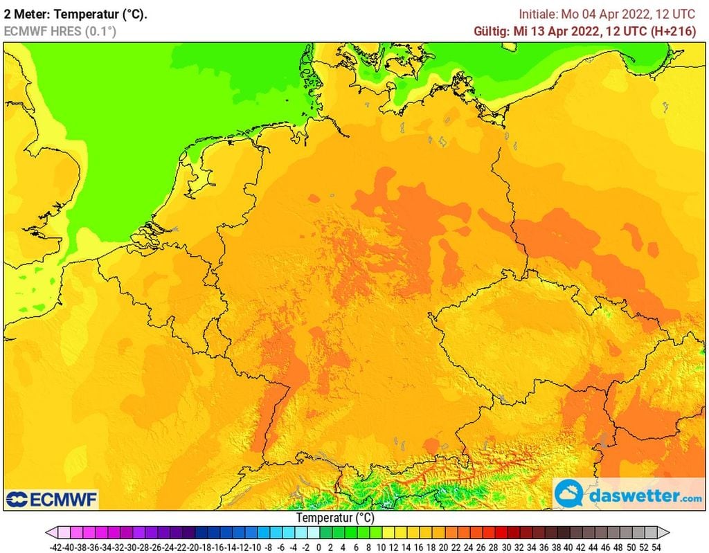 Sommertag im April Sommertag im April
