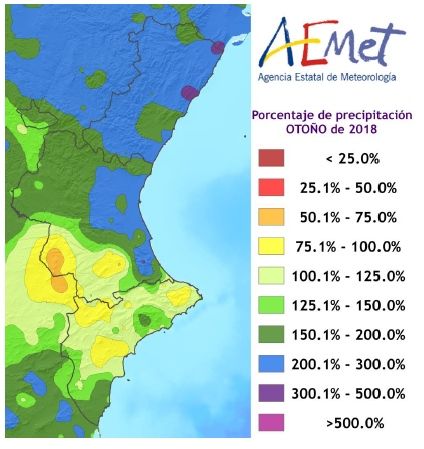 Otoño Climático En La Comunidad Valenciana Y Un Primer Avance Del Comportamiento De 2018 Otoño Climático En La Comunidad Valenciana Y Un Primer Avance Del Comportamiento De 2018
