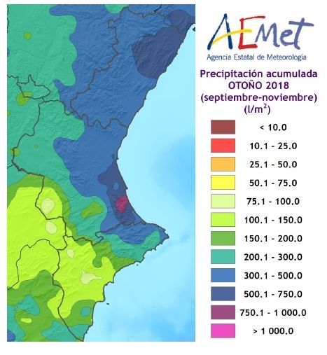 Otoño Climático En La Comunidad Valenciana Y Un Primer Avance Del Comportamiento De 2018 Otoño Climático En La Comunidad Valenciana Y Un Primer Avance Del Comportamiento De 2018