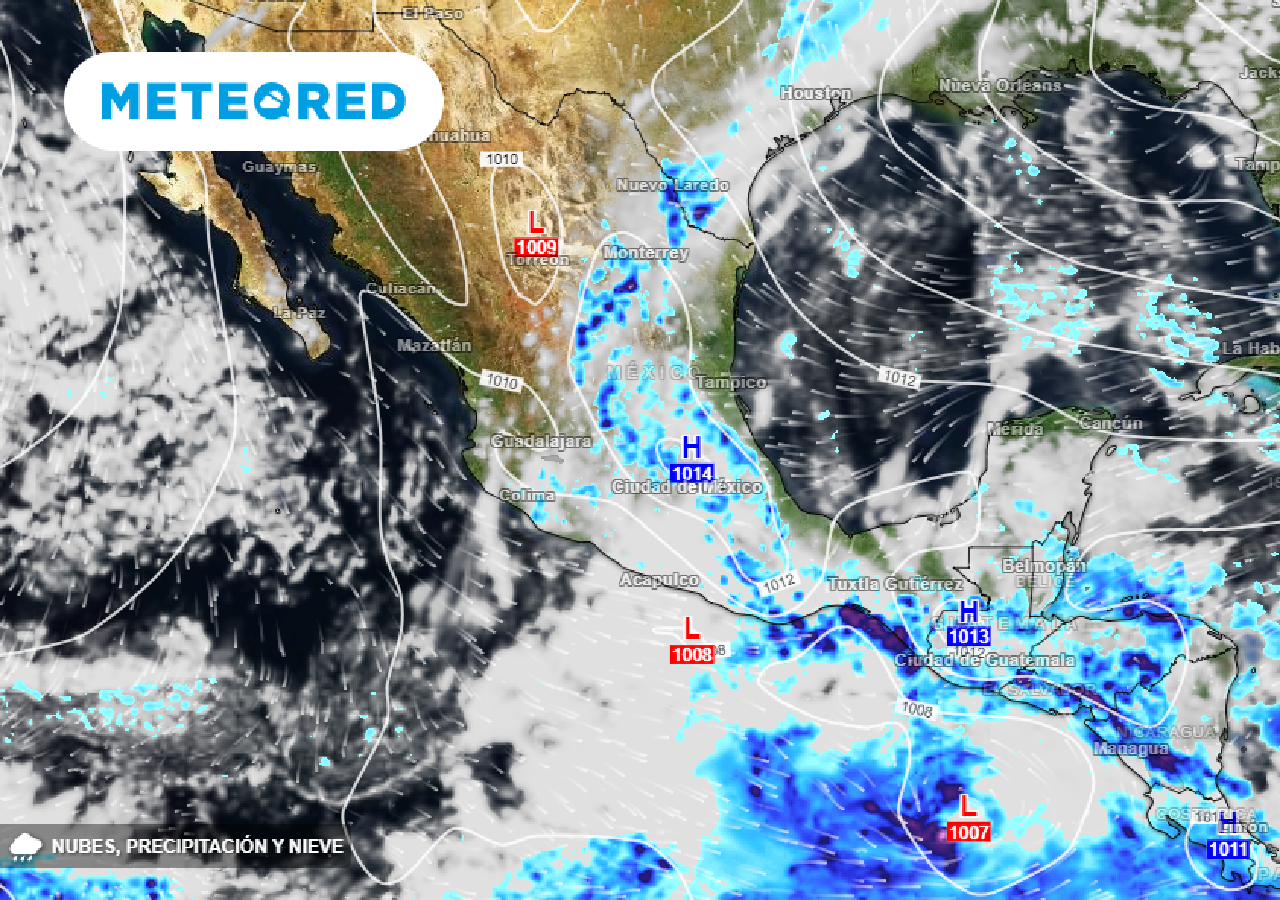 La República Mexicana continuará teniendo lluvias importantes en las próximas horas.