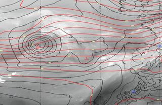 Otra borrasca profunda atípica frente a las costas atlánticas